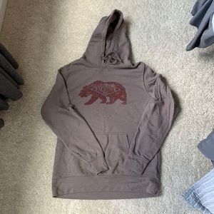 North Face bear hoodie.